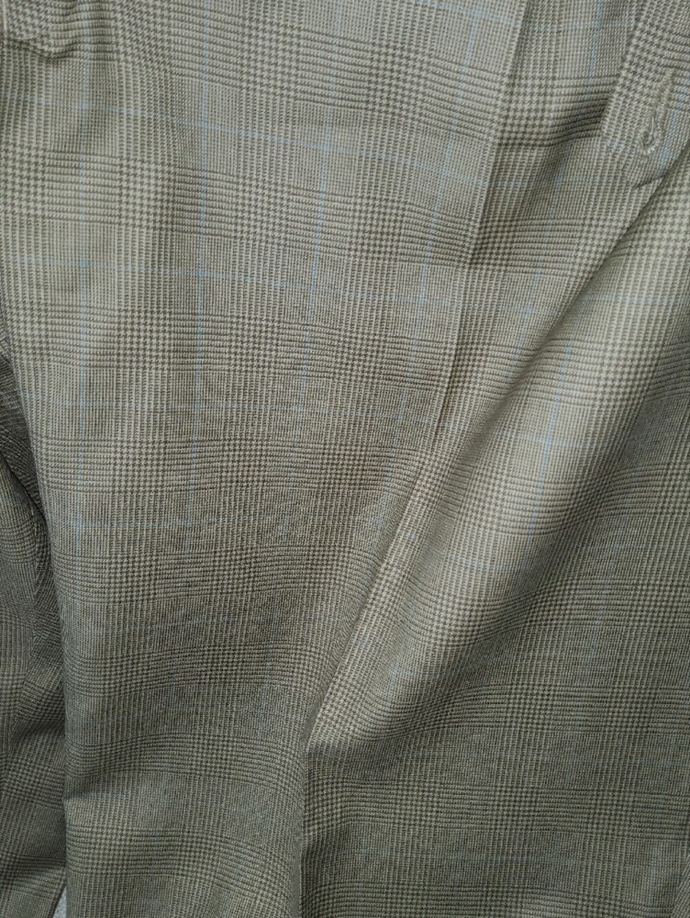 Ralph Lauren Cream Dress Pant with Brown Paisley Trim - Picture 5 of 9